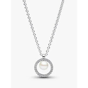 Pandora Treated Freshwater Cultured Pearl & Pav?? Collier Necklace